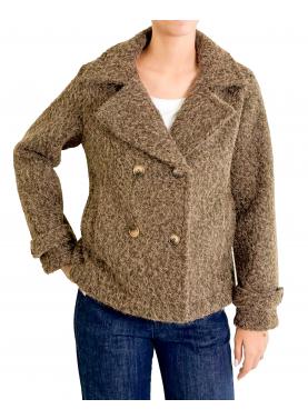 Cappotto in lana cotta doppio petto 